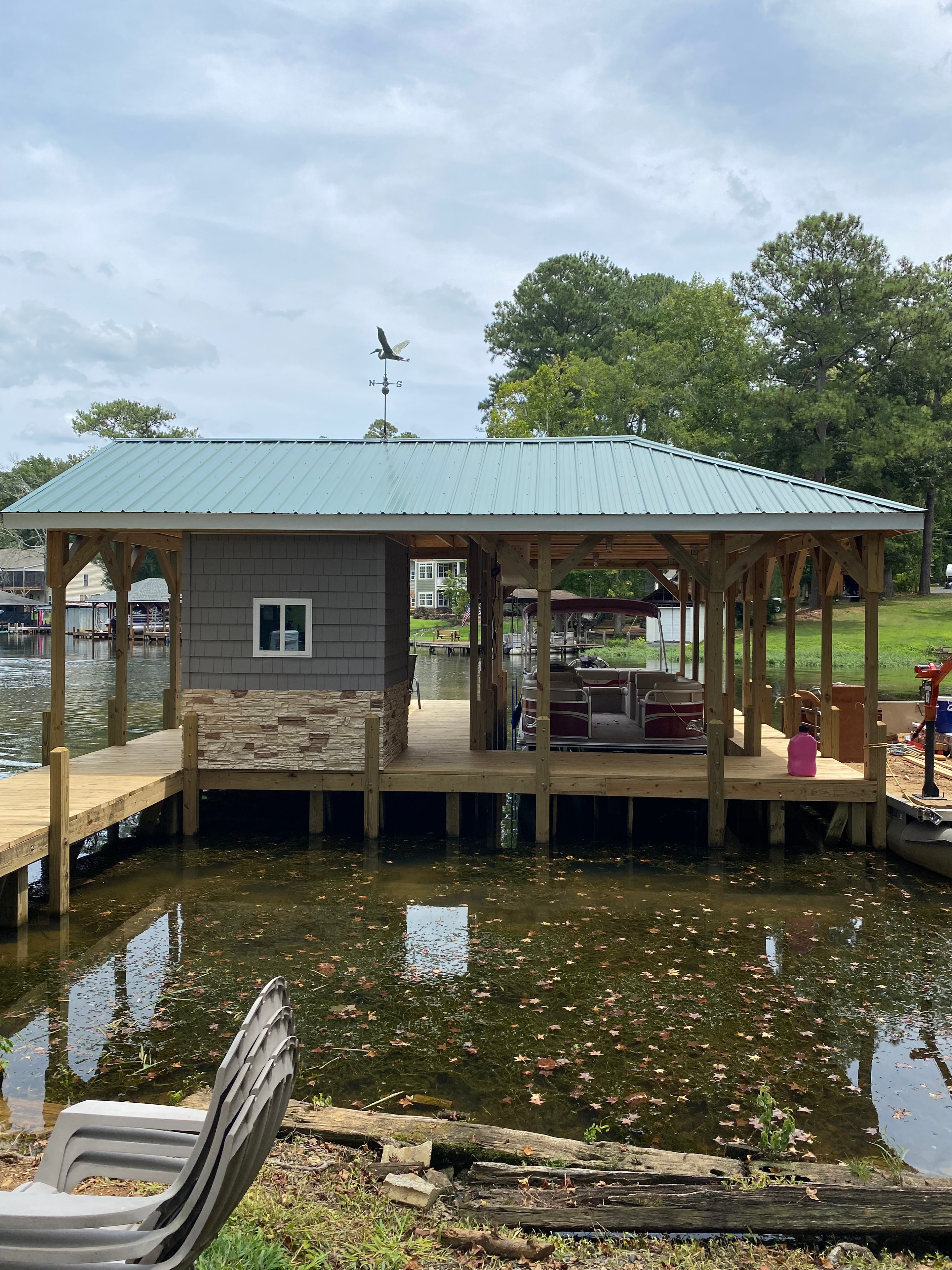 SHT Construction — boathouse framing and dock construction